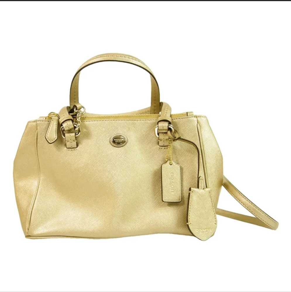 Coach Leather 2 way bag